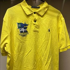 yellow polo